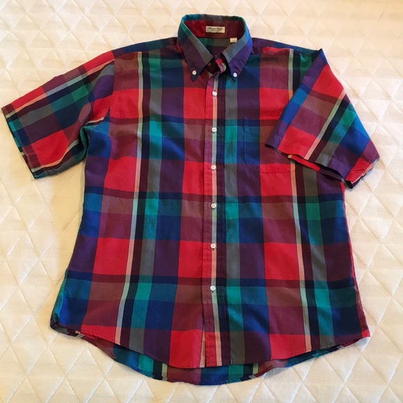 Vintage Short Sleeve Button Down Shirt - Picture 1 of 6